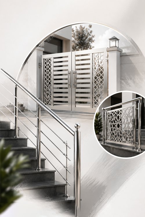 Stainless Steel Staircase Railing